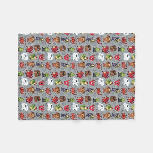 Kleine Monster Fleecedecke (Vorderseite (Horizontal))