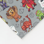 Kleine Monster Fleecedecke (Ecke)