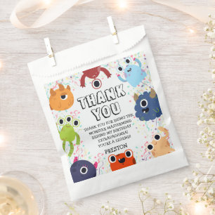 Kleine Monster Geburtstagsparty für alle Altersgru Geschenktütchen