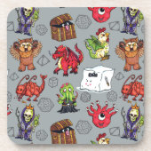 Kleine Monster Getränkeuntersetzer (Vorderseite)