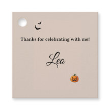 kleine Monster Halloween Geburtstagsgeschenk-Tags