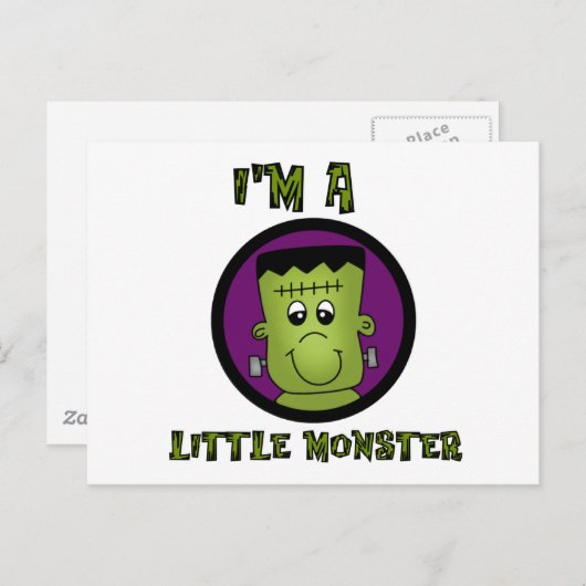 Kleine Monster Halloween-Hemden und -Geschenke Postkarte (Vorne/Hinten)