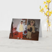 Kleine Monster Karte (Gelbe Blume)