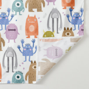 Kleine Monster Kinderkinderzimmer Wandteppich
