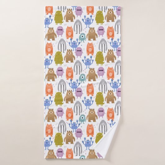 Kleine Monster Kinderkrippe Badehandtuch (Badehandtuch)