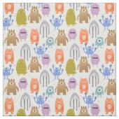 Kleine Monster Kinderkrippe Stoff (Muster)