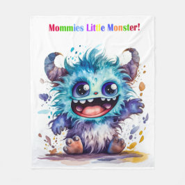 Kleine Monster-Serie Fleecedecke