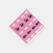 Kleine Monster! Serviette (Ecke)