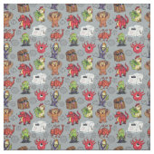 Kleine Monster Stoff (Muster)