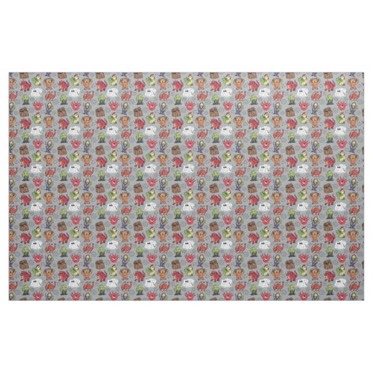 Kleine Monster Stoff (Fat Quarter (45,7 x 55,9 cm))