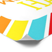 Kleine Monster waschen ihren Kindern die Handschri Poster (Ecke)