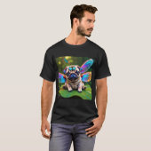 Kleine Mops-Dragonfly T-Shirt (Vorne ganz)