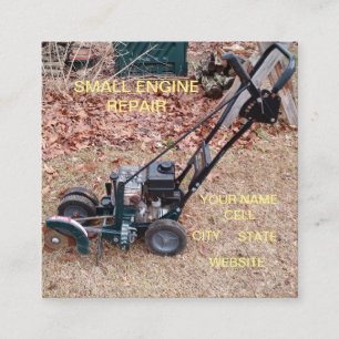 KLEINE MOTOR REPAIR-Visitenkarte Quadratische Visitenkarte