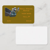 Kleine Motor Visitenkarte (Vorne/Hinten)