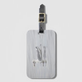 Kleine Möwe Gepäckanhänger (Vorderseite Vertikal)