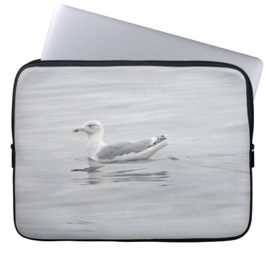 Kleine Möwe Laptopschutzhülle (Vorderseite)