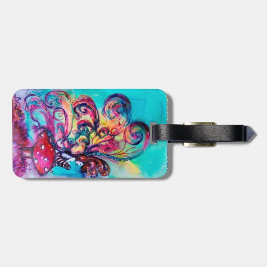 KLEINE MUSHÖMCHEN GEPÄCKANHÄNGER (Rückseite horizontal)