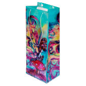 KLEINE MUSHÖMCHEN GESCHENKTÜTE FÜR WEINFLASCHEN (Rückseite Schrägansicht)