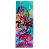 KLEINE MUSHÖMCHEN GESCHENKTÜTE FÜR WEINFLASCHEN (Vorderseite)