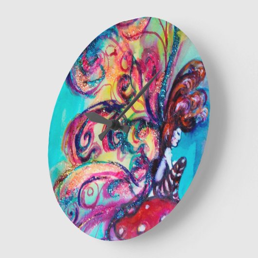 KLEINE MUSHÖMCHEN GROßE WANDUHR (Winkel)