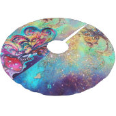 KLEINE MUSHÖMCHEN POLYESTER WEIHNACHTSBAUMDECKE (Schrägansicht)