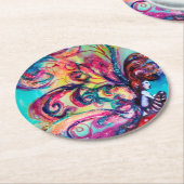 KLEINE MUSHÖMCHEN RUNDER PAPPUNTERSETZER (Angewinkelt)