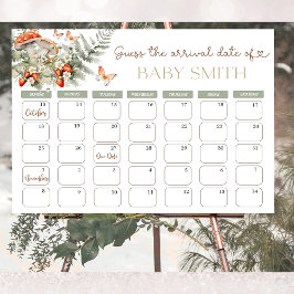 Kleine Mushroom Baby Shower Wald Baby Dusche Poster