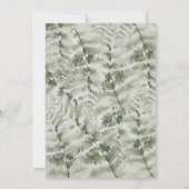 Kleine Mushroom Baby Shower Wald Baby Dusche Save The Date (Rückseite)