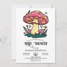 Kleine Mushroom-Babydusche