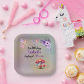 Kleine Mushroom House Schmetterlinge jeden Alters Pappteller (Party)