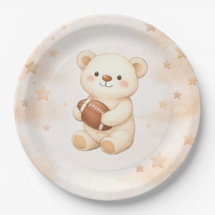 Kleine MVP-Fußball-Baby-Party Pappteller