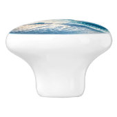 Kleine Nautik - Keramik-Schubknöpfe für den Ozean Keramikknauf (Seitenansicht)
