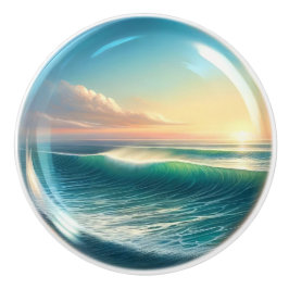 Kleine Nautik - Keramik-Schubknöpfe für den Ozean Keramikknauf