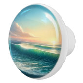 Kleine Nautik - Keramik-Schubknöpfe für den Ozean Keramikknauf (Rechts)