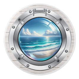 Kleine Nautik - Keramik-Schubknöpfe für den Ozean Keramikknauf