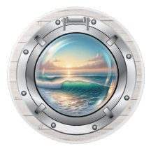 Kleine Nautik - Keramik-Schubknöpfe für den Ozean