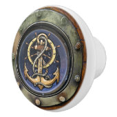 Kleine Nautische Porthole-Schubknöpfe Keramikknauf (Rechts)