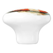 Kleine Nautische Porthole-Schubknöpfe Keramikknauf (Seitenansicht)