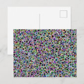 Kleine Neonzirkel Postkarte (Vorne/Hinten)