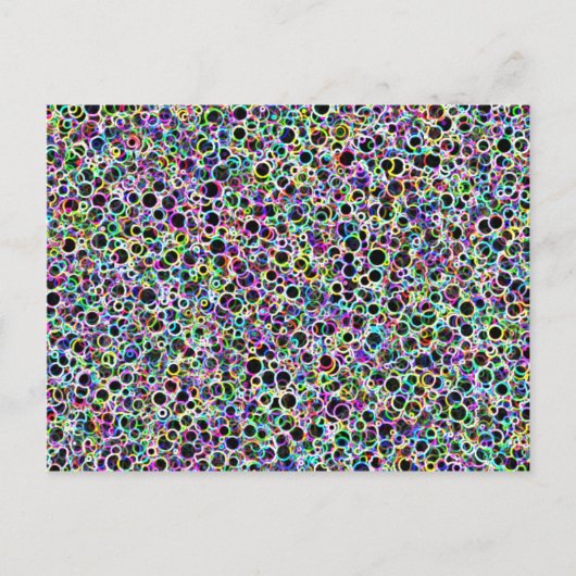 Kleine Neonzirkel Postkarte (Vorderseite)