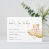 kleine neutrale Bücher für das Erdnussgeschlecht Dankeskarte (Stehend Vorderseite)