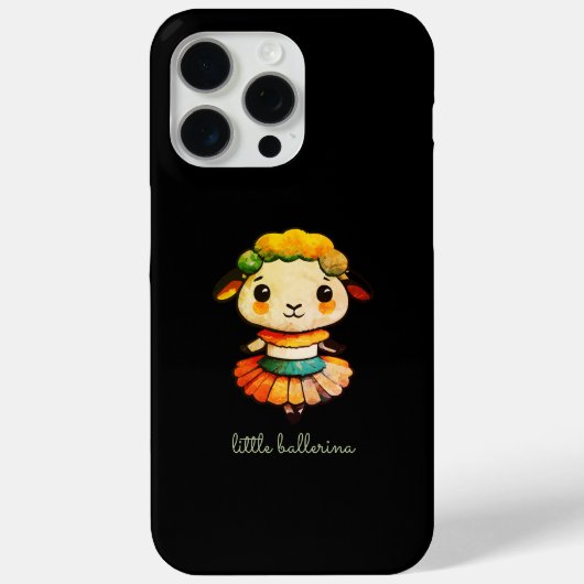 Kleine Niedliche Ballerina Sheep Case-Mate iPhone Hülle (Rückseite)