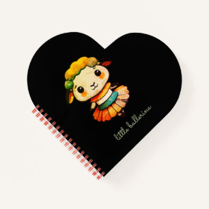 Kleine Niedliche Ballerina Sheep Notizblock