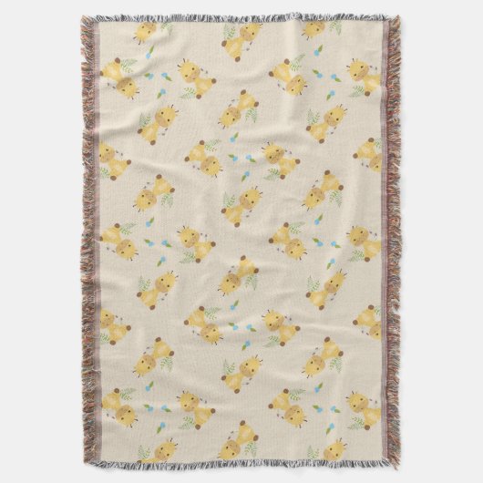 Kleine niedliche Giraffe Decke (Vorderseite Vertikal)