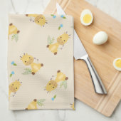 Kleine niedliche Giraffe Geschirrtuch (Viertel Falte)