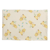 Kleine niedliche Giraffe Kissenbezug (Rückseite-Links)
