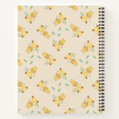 Kleine niedliche Giraffe Notizblock (Rückseite)