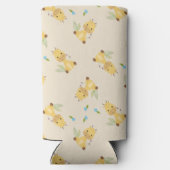 Kleine niedliche Giraffe Selters Dosenkühler (Rückseite)