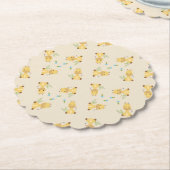 Kleine niedliche Giraffe Untersetzer (angewinkelt)