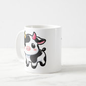 Kleine Niedliche Kuh Kaffeetasse (Vorderseite Links)